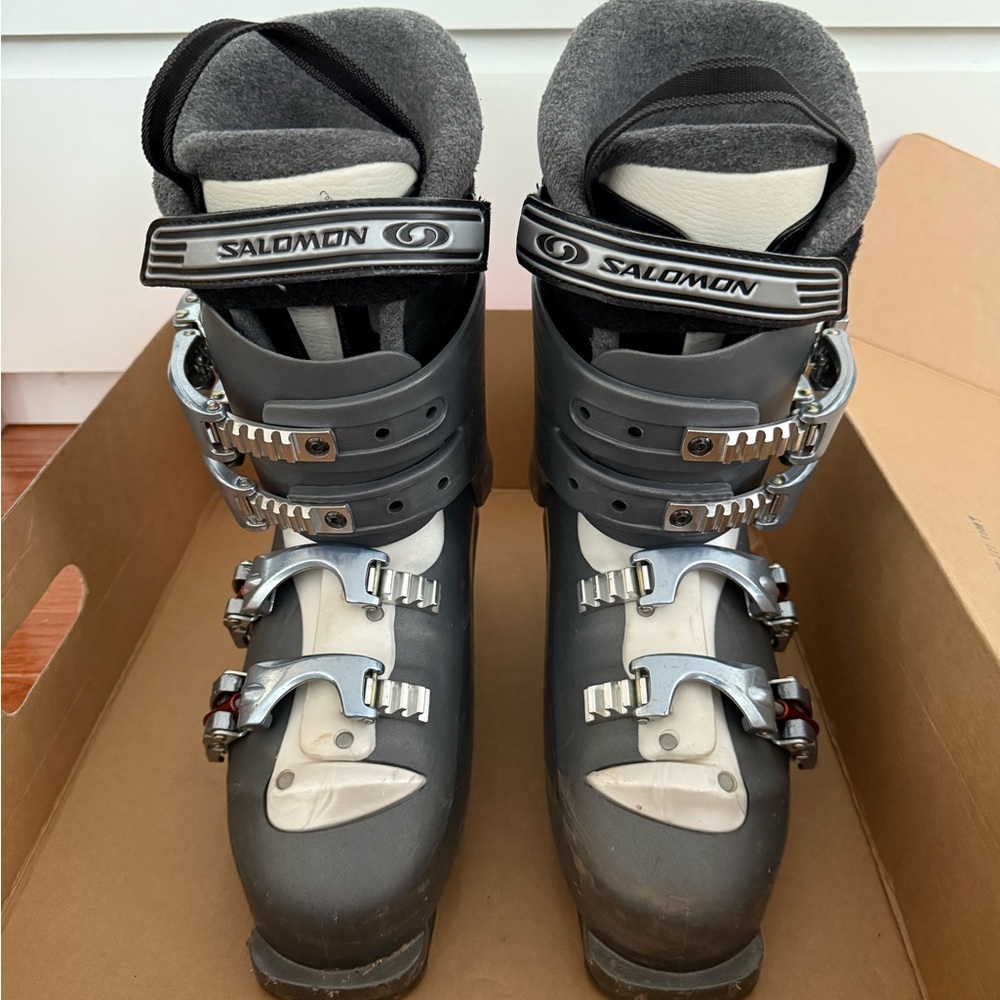 Salomon Black Ski Boots